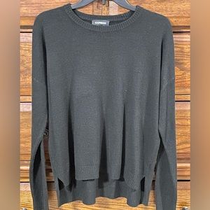 Express Womens hi-low Black Sweater XS